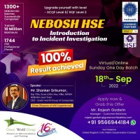 Green World’s Special offer on NEBOSH Incident Investigation Course in