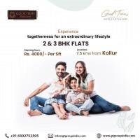 3 BHK Flats for Sale in Kollur  Shreevatsavam by Good Time Builders